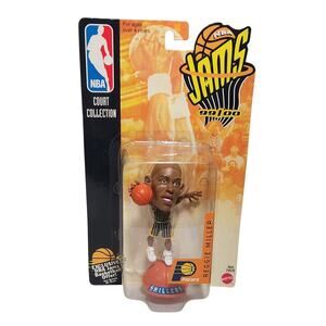 NBA Jams Reggie Miller '99/'00 Season 4" Figure Mattel /Upper Deck '98 Brand New